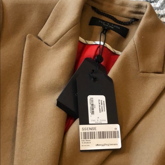 rag & bone tan Ellie blazer - Picture 3 of 9